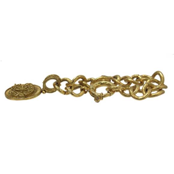 CHANEL Coco Bracelet Red 94A GP Gold 18cm Circumference - Picture 4 of 7